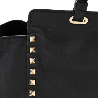 Valentino Garavani Vitello Medium Rockstud Tote Black 10 of 16