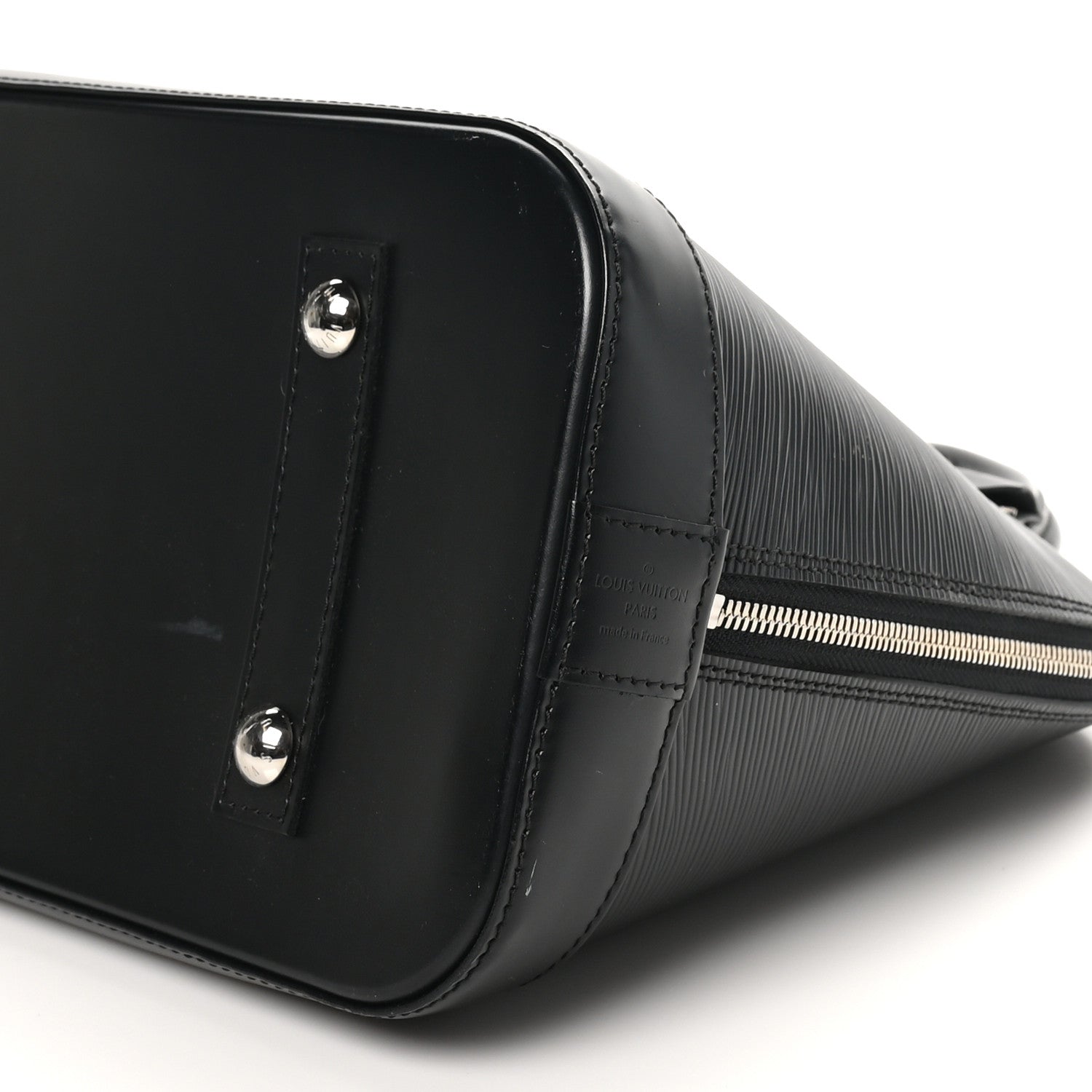 Louis Vuitton Epi Alma MM Black 9 of 10