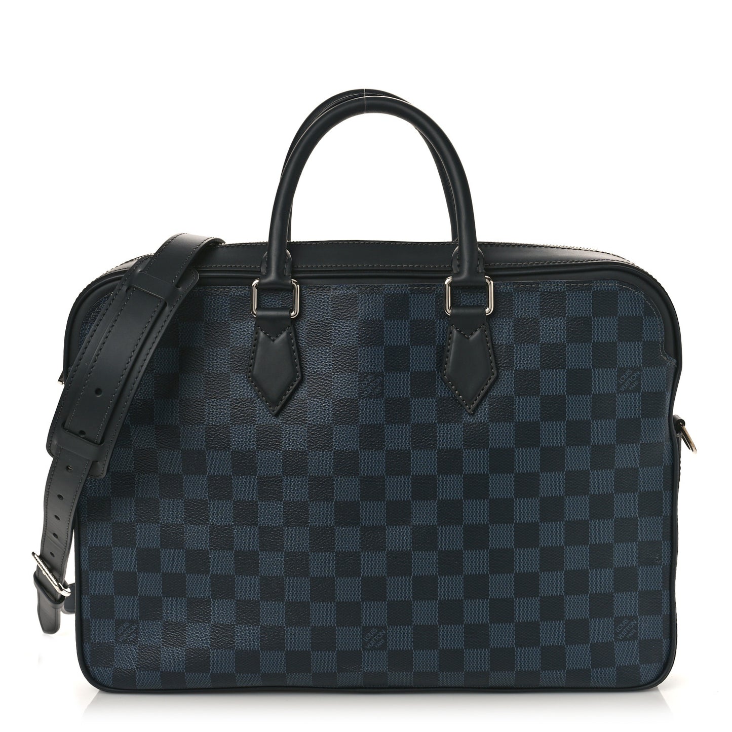 Damier Cobalt Dandy MM Briefcase