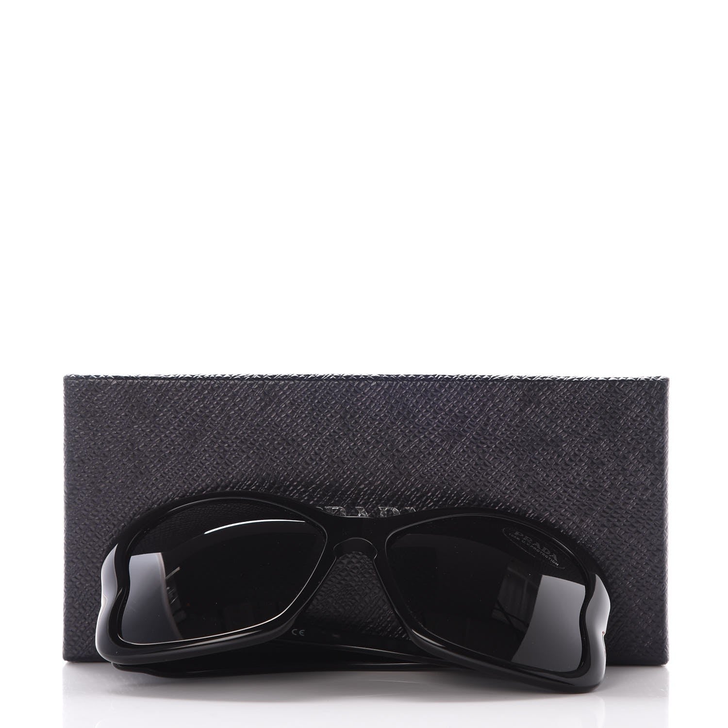 Prada Butterfly Frame Sunglasses SPR 18I Black 8 of 8