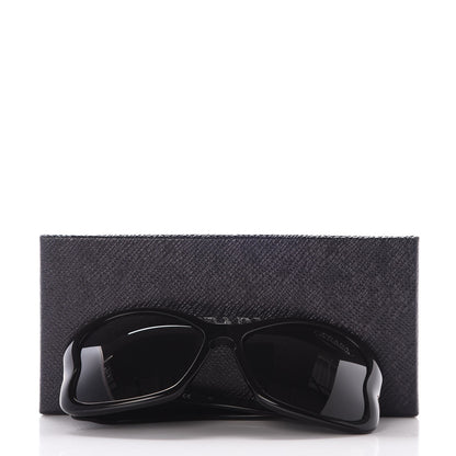 Prada Butterfly Frame Sunglasses SPR 18I Black 8 of 8