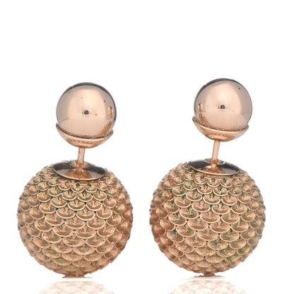 Christian Dior Mise En Dior Tribal Earrings Rose Gold 1 of 4