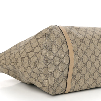 Gucci GG Supreme Monogram Medium Nice Tote Beige 10 of 12