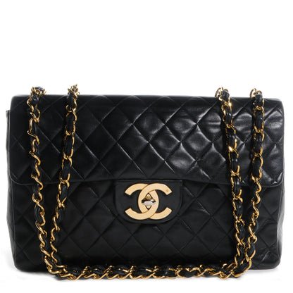 Chanel Lambskin XL Jumbo Flap Black 1 of 9