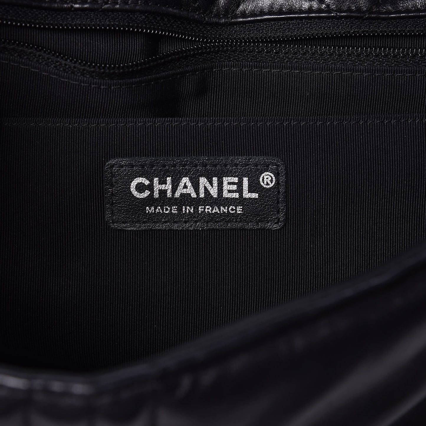 Lambskin Quilted Jumbo Paris Dallas Single Flap Black