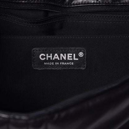 Chanel Lambskin Quilted Jumbo Paris Dallas Single Flap Black 6 of 9