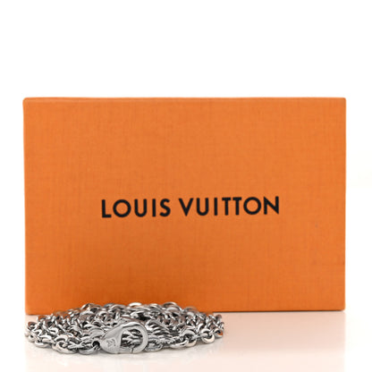 Louis Vuitton Felicie Chain Long Shoulder Strap Silver 4 of 4