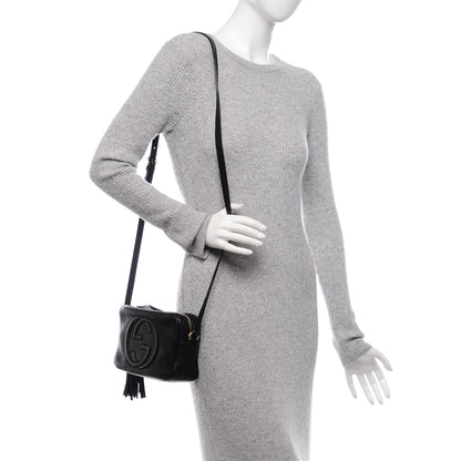 Gucci Pebbled Calfskin Small Soho Disco Bag Black 2 of 7