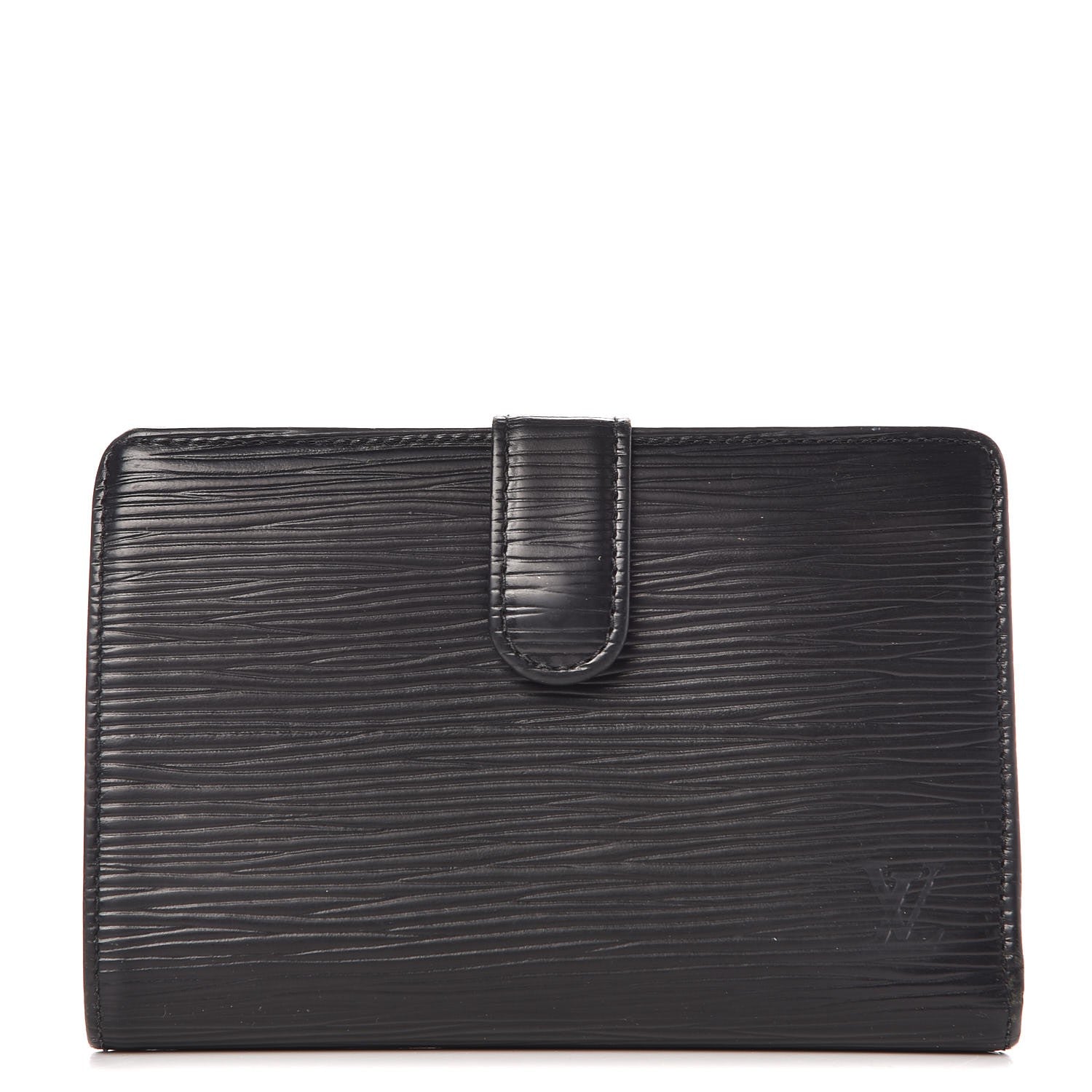 Louis Vuitton Epi French Purse Wallet Black 1 of 8