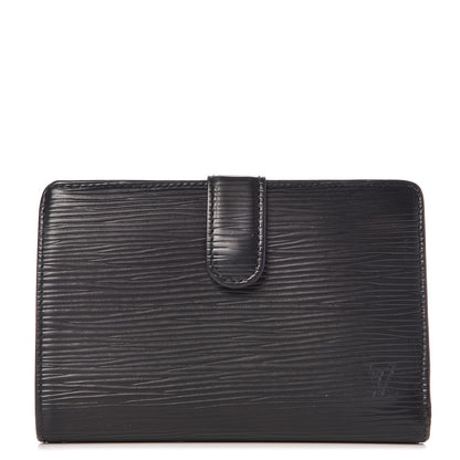 Louis Vuitton Epi French Purse Wallet Black 1 of 8