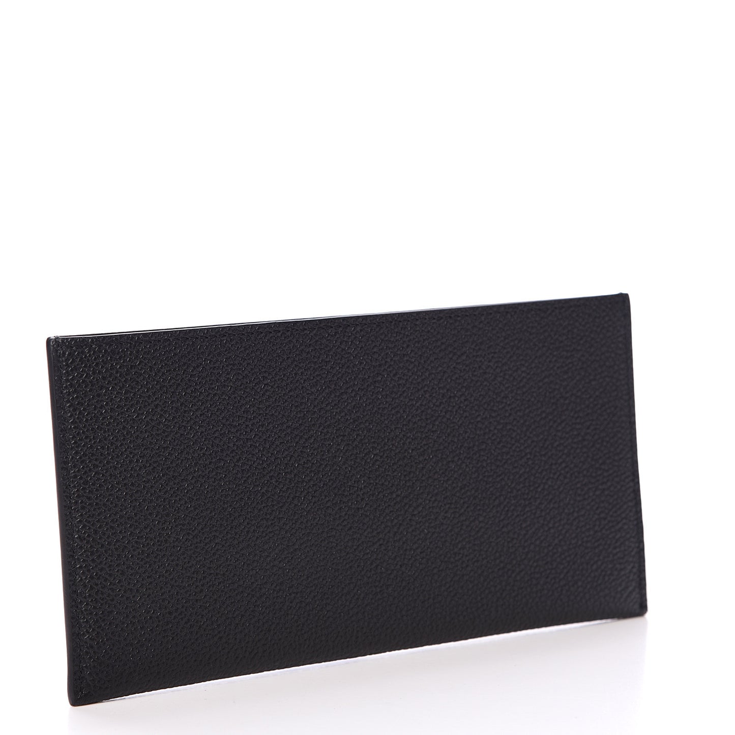 Calfskin Felicie Chain Wallet Card Holder Insert Black