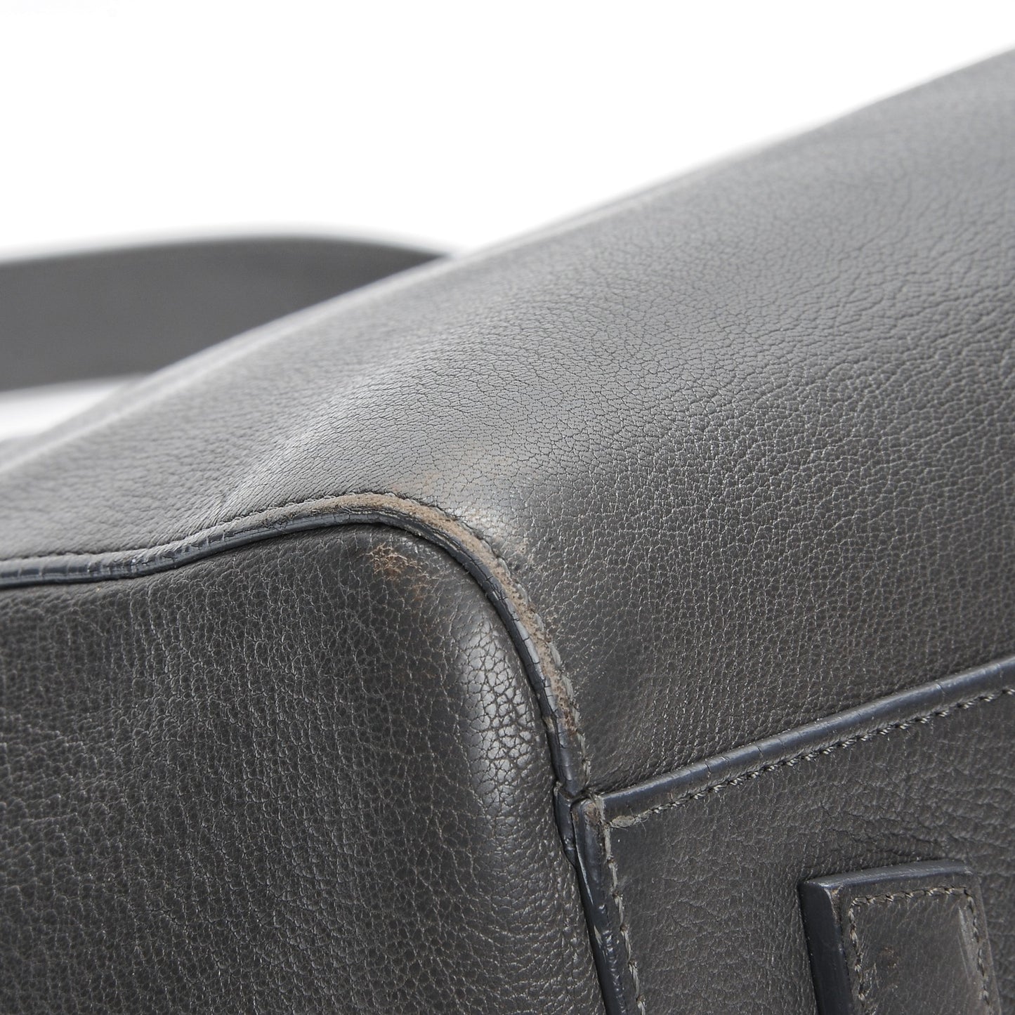 Sugar Goatskin Medium Antigona Dark Grey