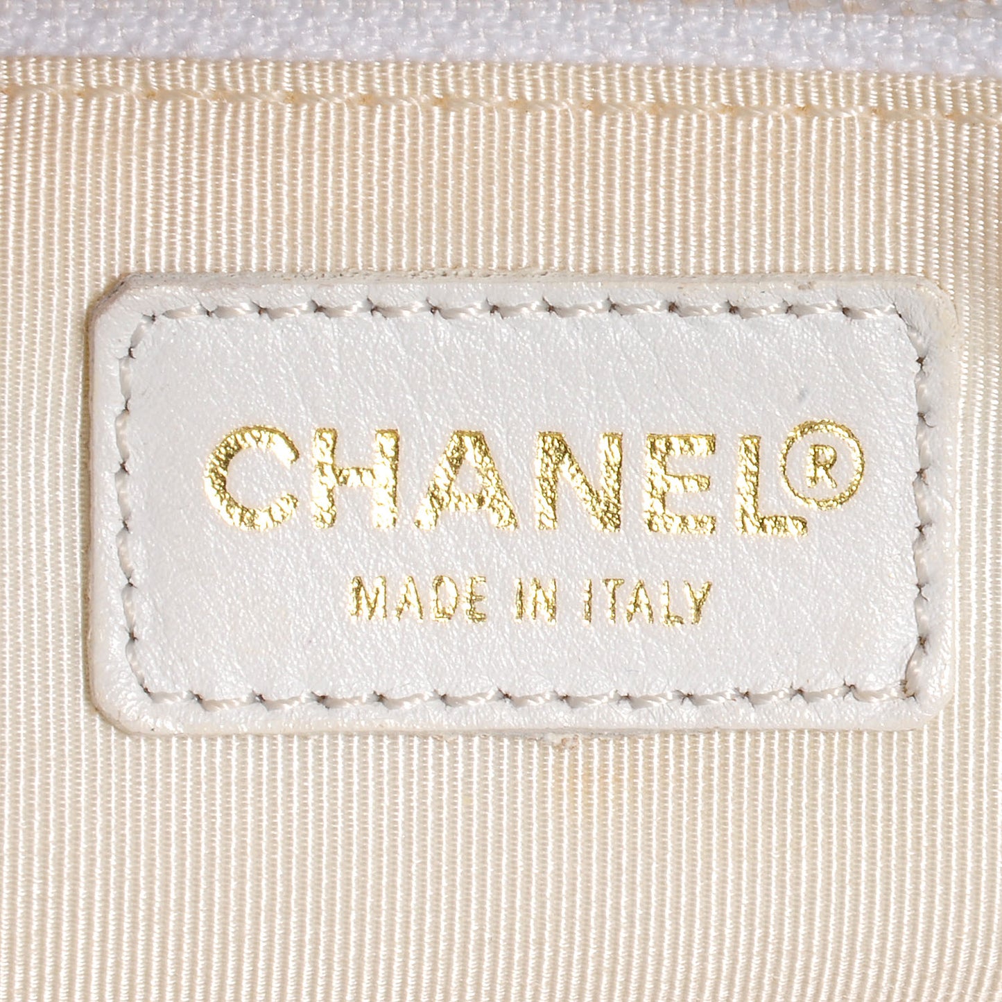 Calfskin Wild Stitch Surpique Top Handle Bag White