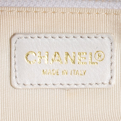 Chanel Calfskin Wild Stitch Surpique Top Handle Bag White 6 of 7