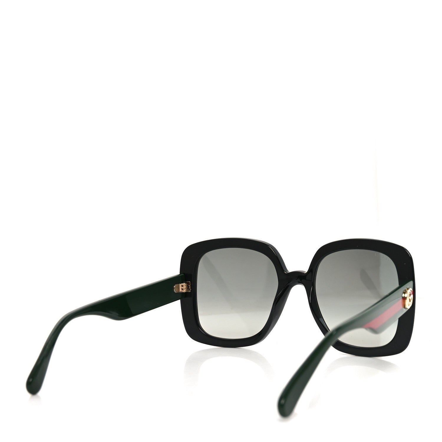 Gucci Acetate Square GG Web Sunglasses GG0713S Black 4 of 5