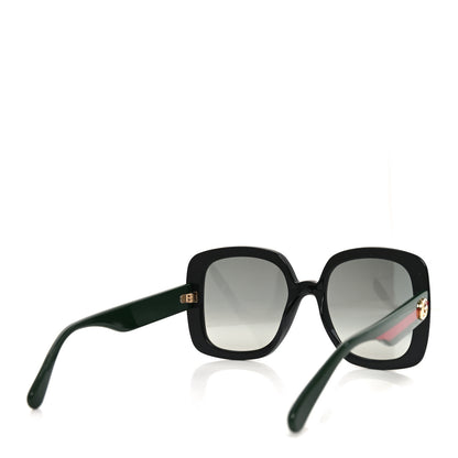 Gucci Acetate Square GG Web Sunglasses GG0713S Black 4 of 5