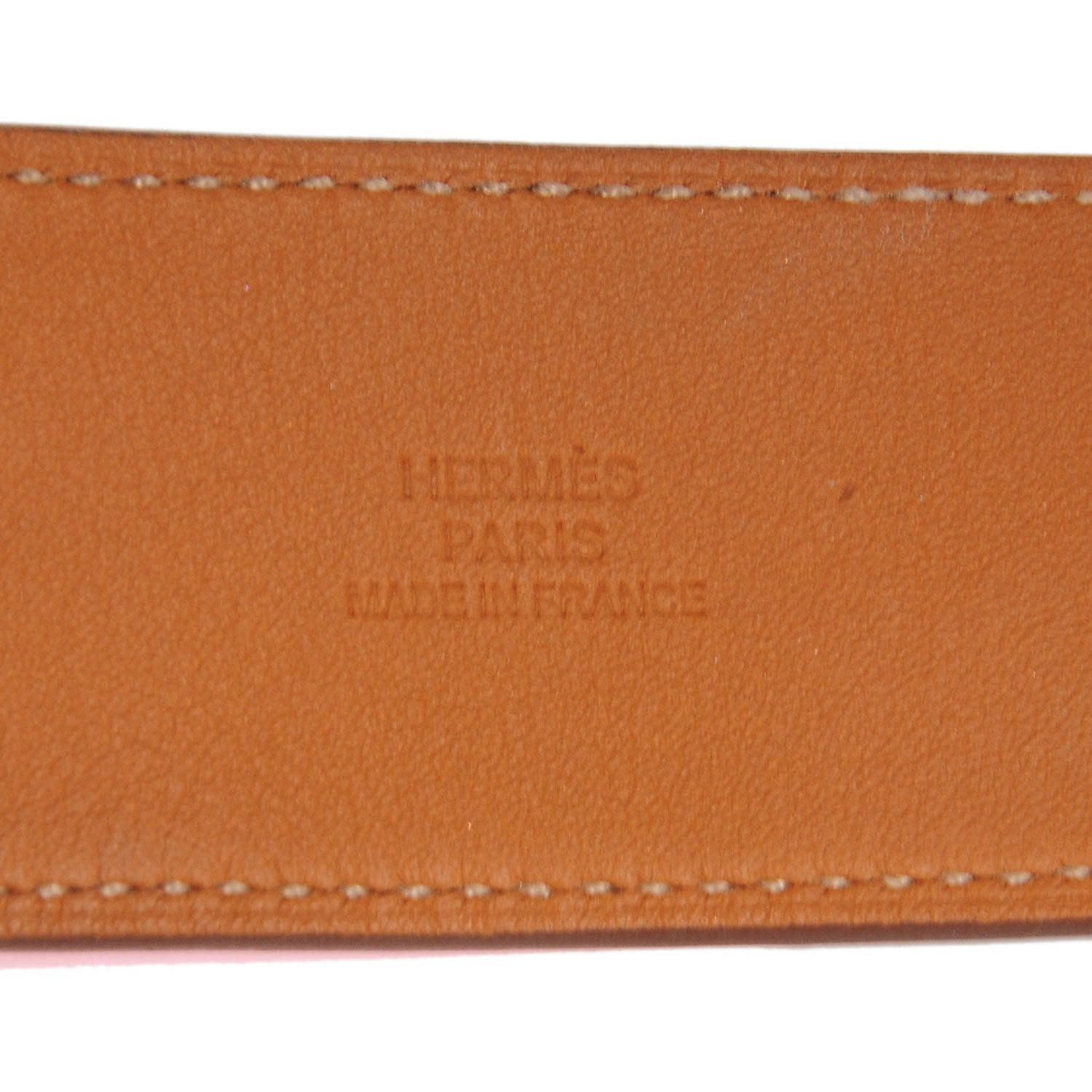 Hermes Epsom Kelly Dog Bracelet Rose Jaipur 3 of 6