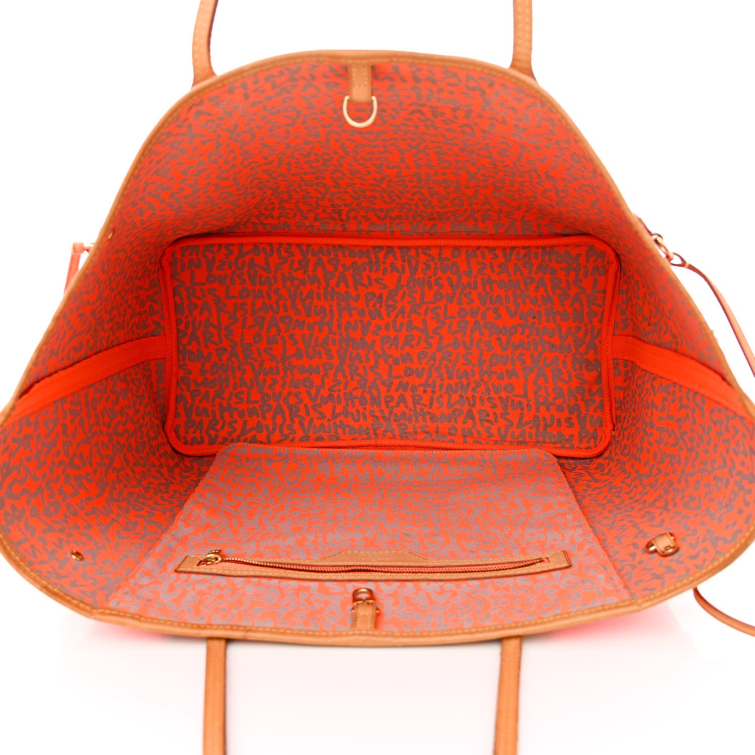 Louis Vuitton Monogram Graffiti Neverfull GM Orange 5 of 15