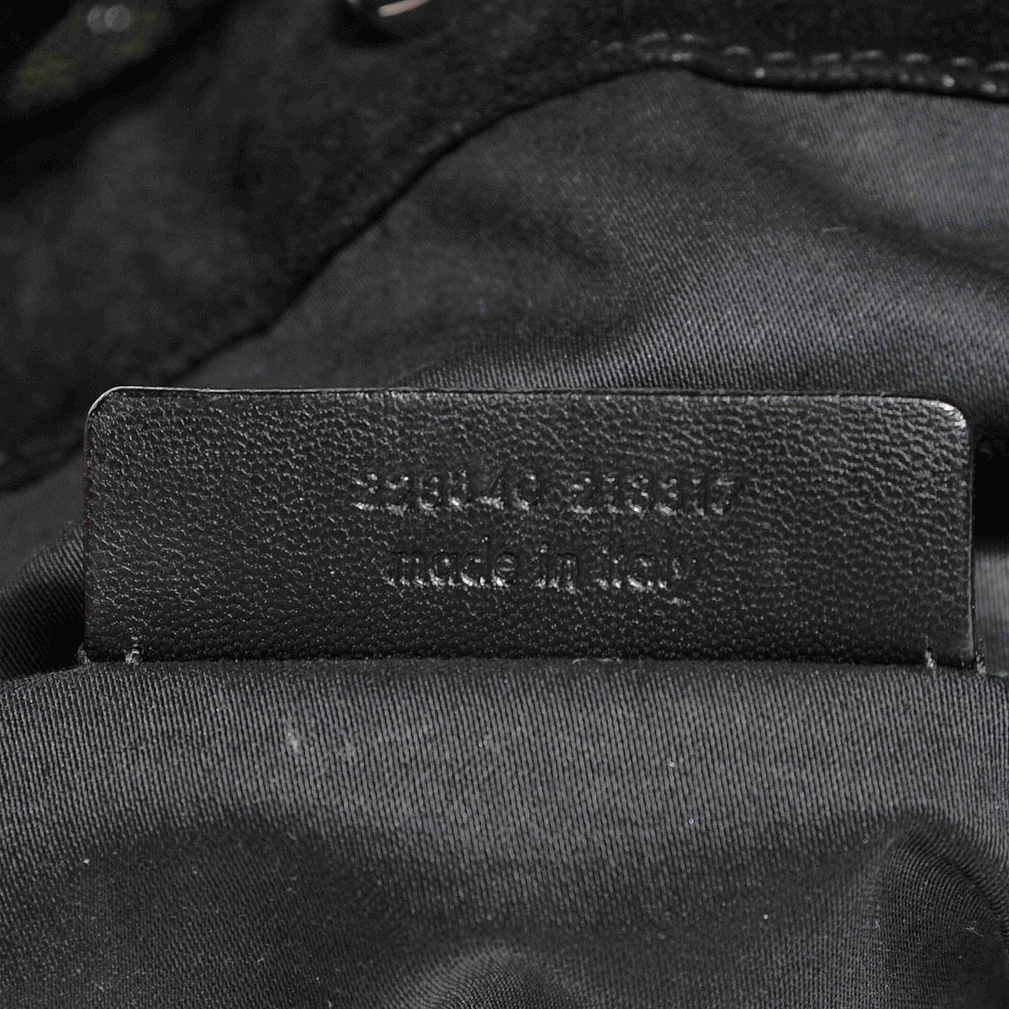 Textured Patent Large Roady Hobo Black