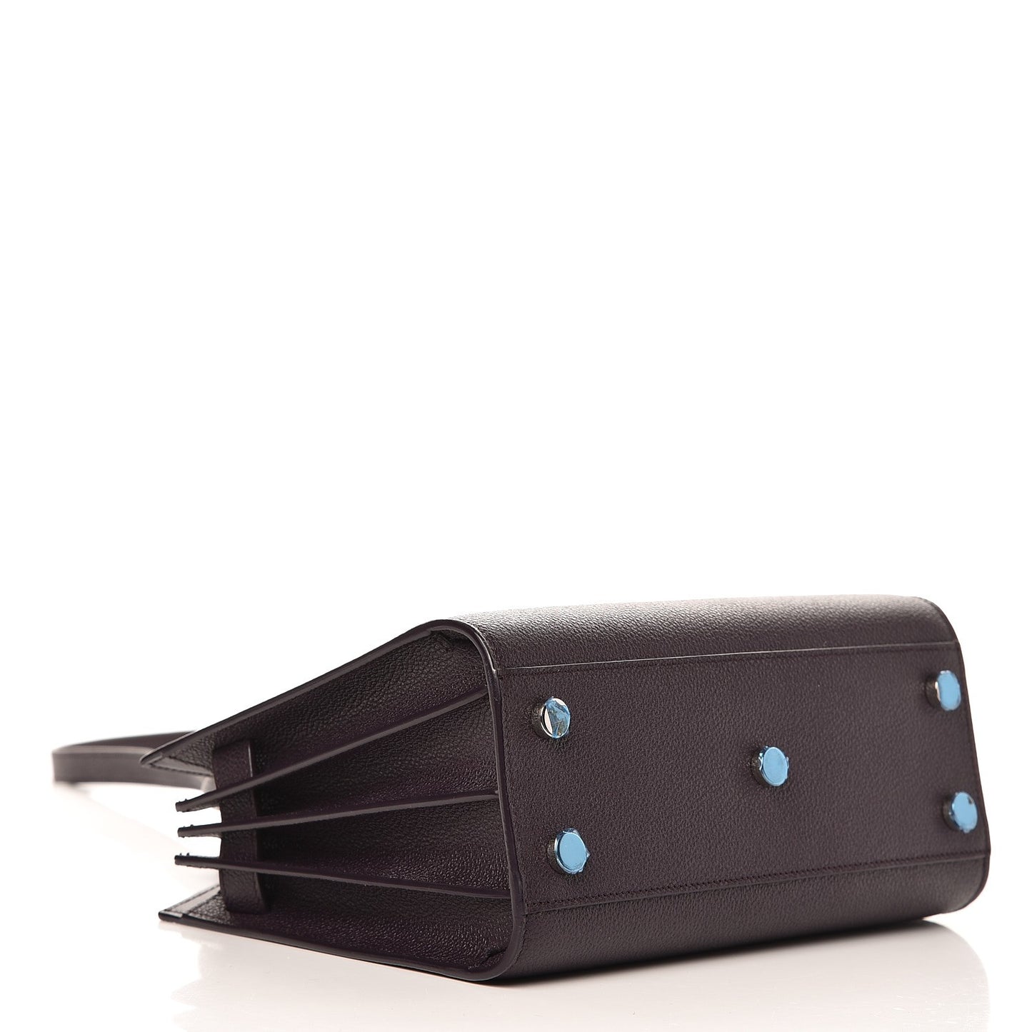 Grained Calfskin Nano Sac De Jour Armaranto