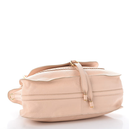 Chloe Calfskin Braided Medium Marcie Satchel Nude Pink 4 of 12