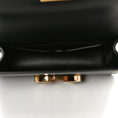 Christian Dior Smooth Calfskin Micro 30 Montaigne Flap Bag Black 5 of 10