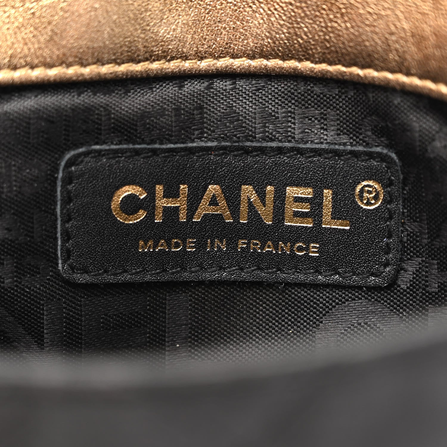 Chanel Satin Quilted Extra Mini Flap Black Gold 6 of 11