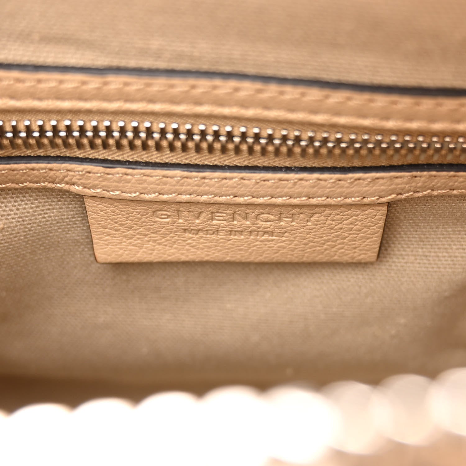 Givenchy Sugar Goatskin Mini Antigona Beige Camel 6 of 9