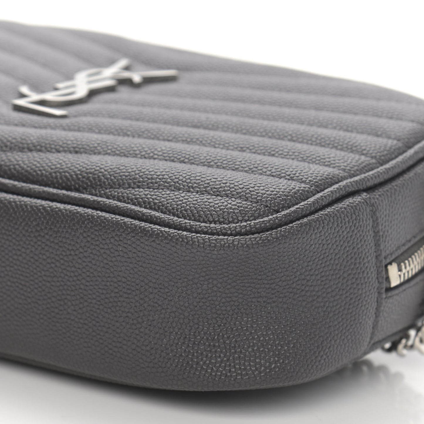 Grain De Poudre Matelasse Monogram Mini Lou Camera Bag Asphalt