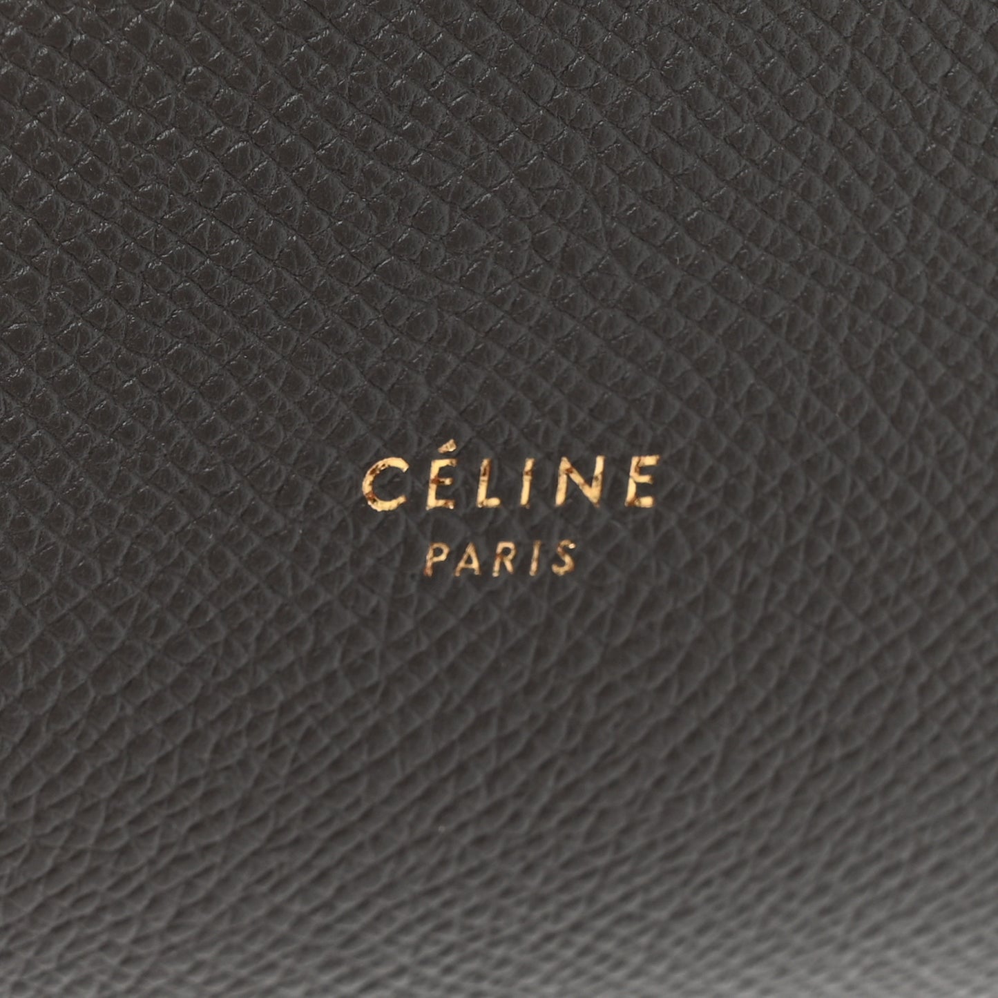 Grained Calfskin Micro Belt Bag Grey