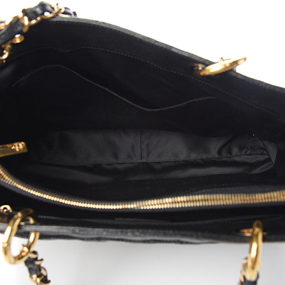 Chanel Caviar Quilted Grand Shopping Tote GST Black 4 of 10