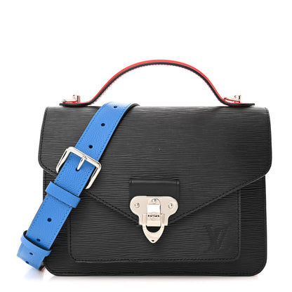 Louis Vuitton Epi Neo Monceau Black Coquelicot 1 of 12