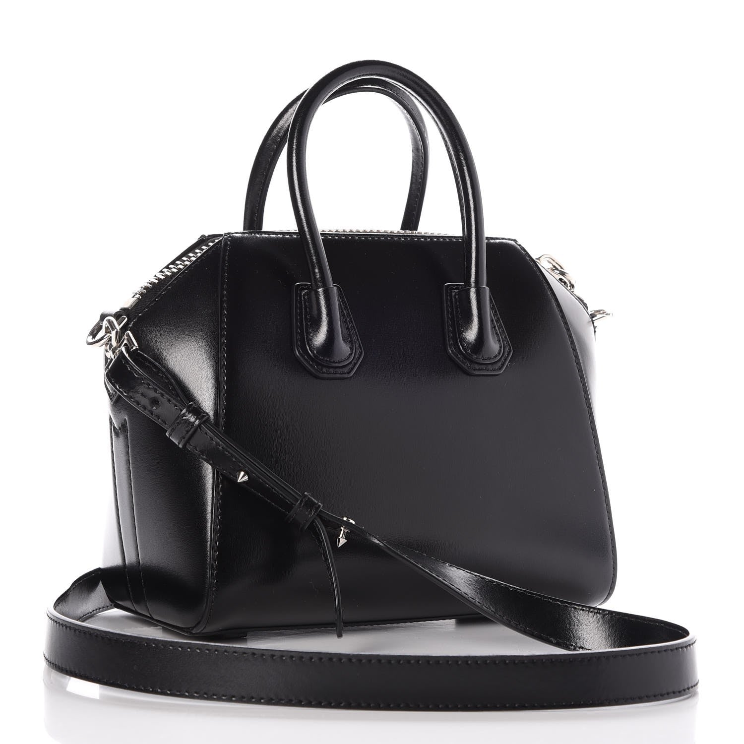 Givenchy Shiny Lord Calfskin Mini Antigona Black 4 of 8