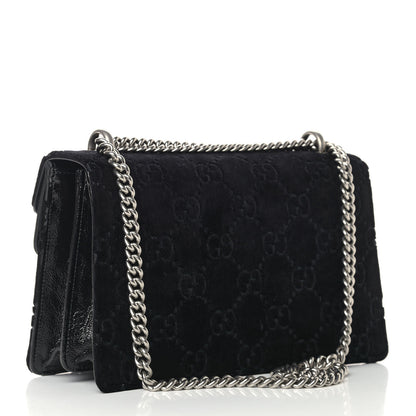 Gucci Velvet GG Monogram Small Dionysus Shoulder Bag Black 3 of 9