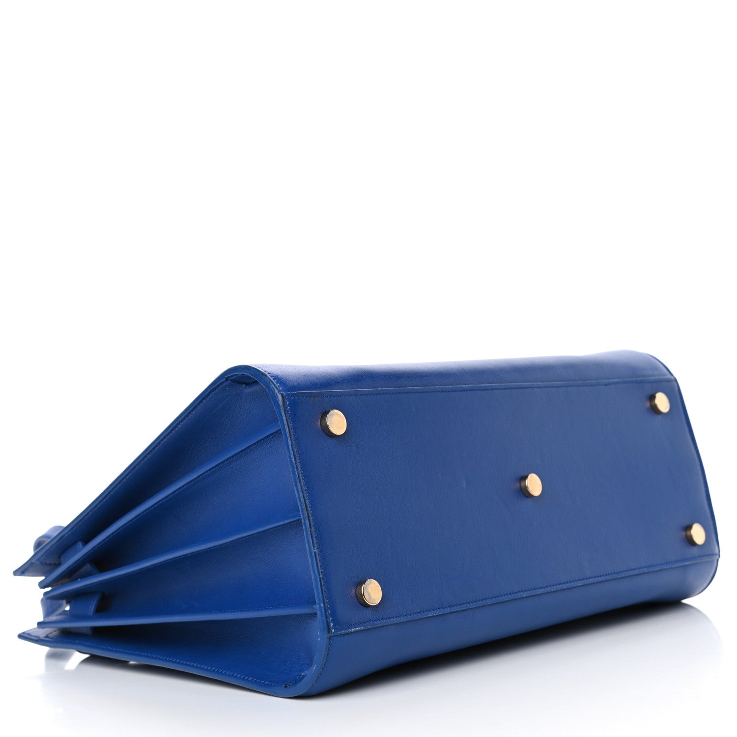 Saint Laurent Calfskin Small Sac De Jour Blue Majorelle 3 of 5