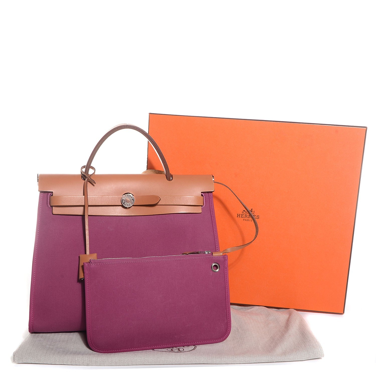 Hermes Toile Herbag Zip 31 PM Tosca 10 of 13