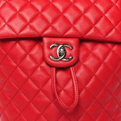 Chanel Lambskin Quilted Small Urban Spirit Backpack Red 8 of 12