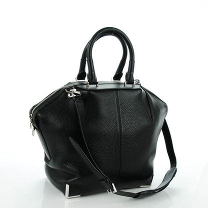 Alexander Wang Pebbled Calfskin Small Emile Black 3 of 8