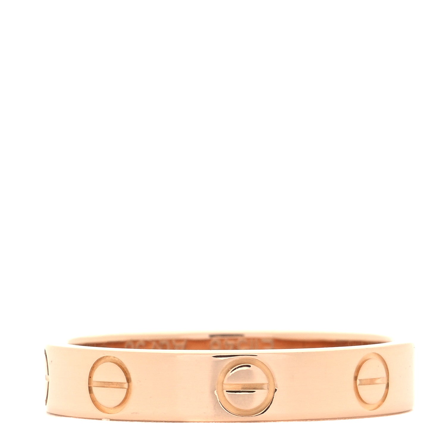 Cartier 18K Pink Gold 3.5mm LOVE Wedding Band Ring 52 6 3 of 4