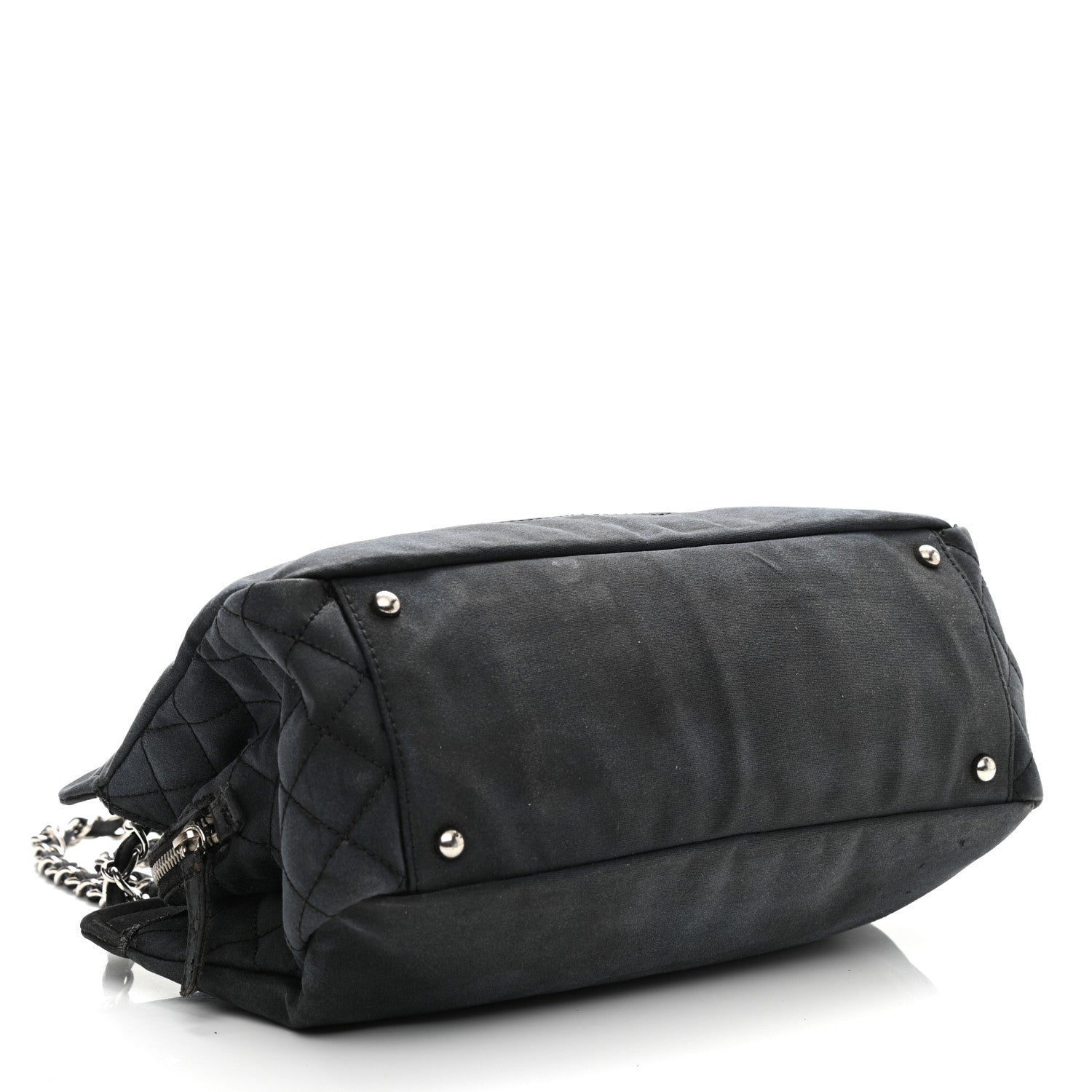 Chanel Canvas Lipstick Ligne Tote Black 4 of 23