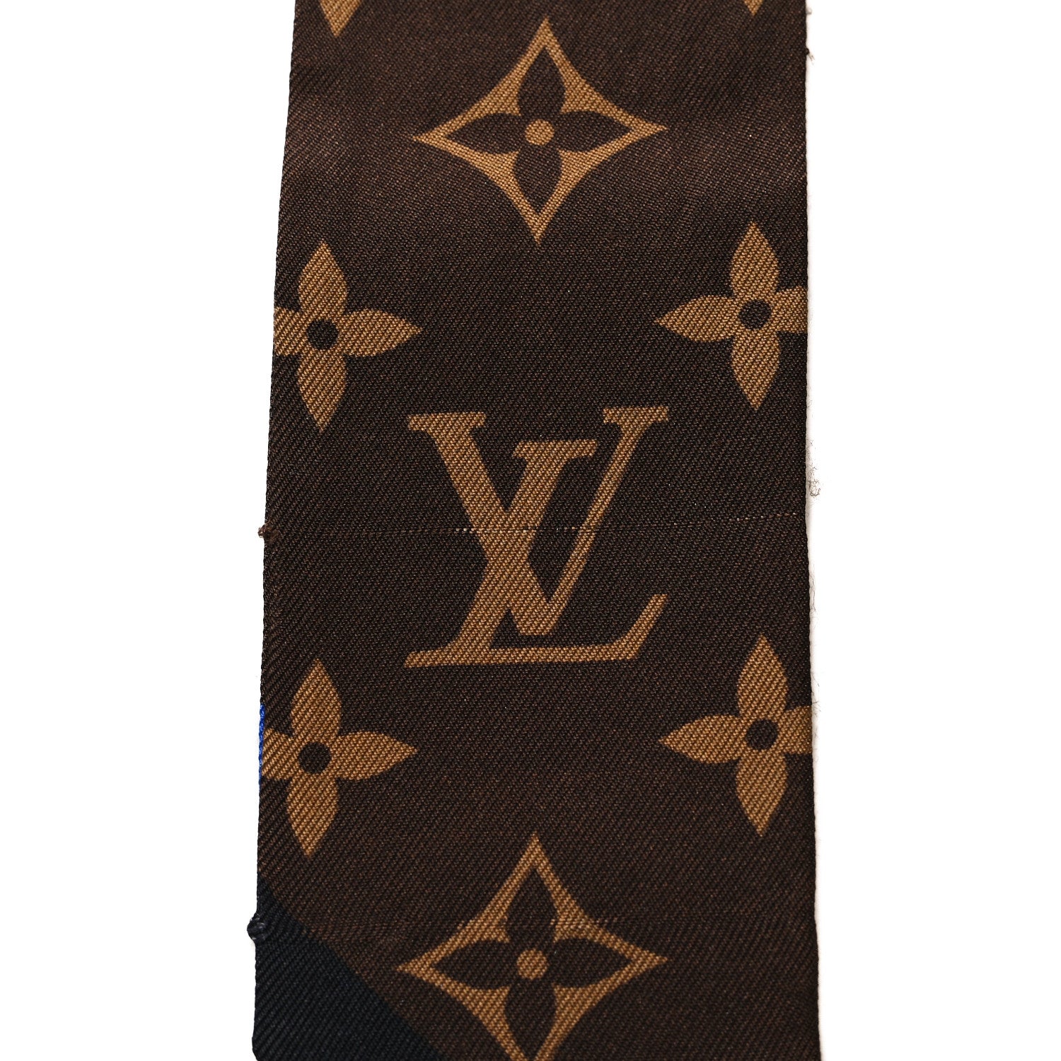 Louis Vuitton X LOL Silk Monogram BB Bandeau Blue Silver 3 of 4