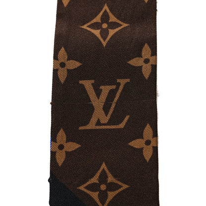 Louis Vuitton X LOL Silk Monogram BB Bandeau Blue Silver 3 of 4
