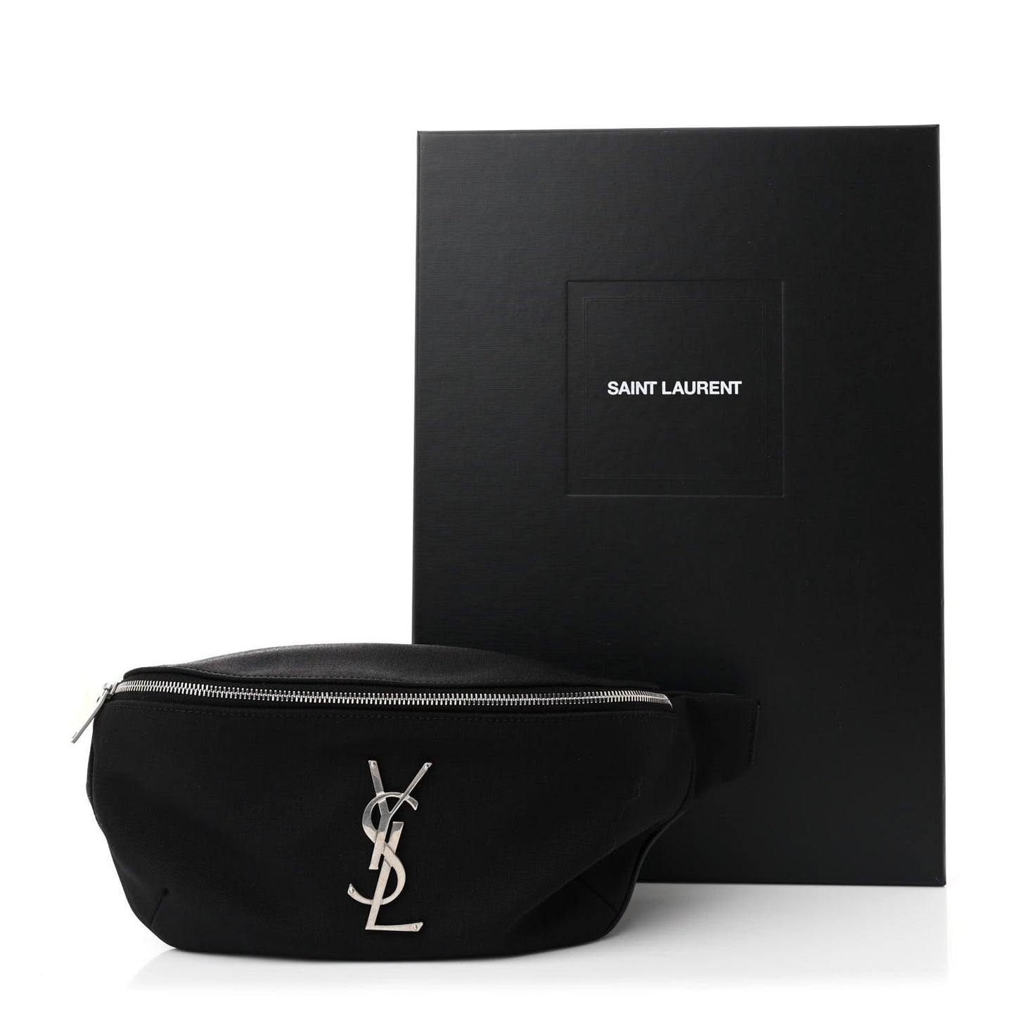 Canvas Monogram Belt Bag Black