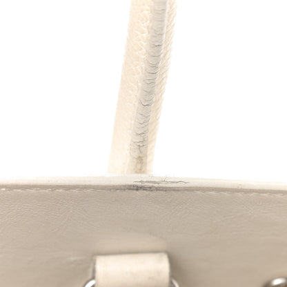 Saint Laurent Grained Calfskin Baby Sac De Jour White 10 of 28