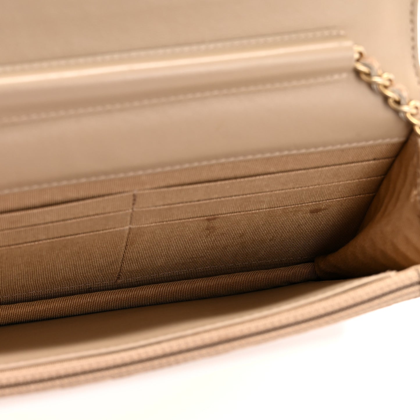 Snakeskin Wallet On Chain WOC Beige