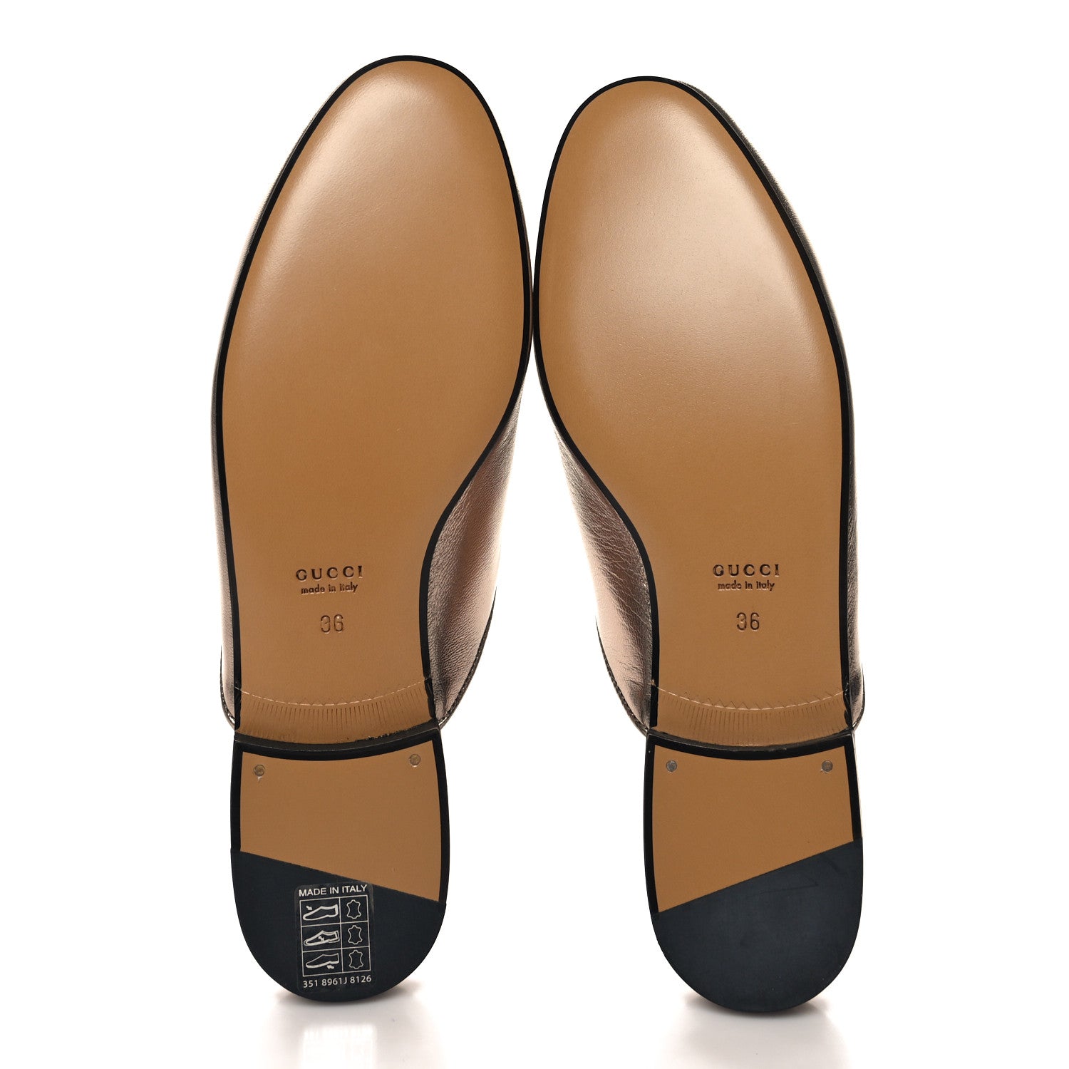 Gucci Nappa Silk Womens Princetown Mules 36 Rame 6 of 11
