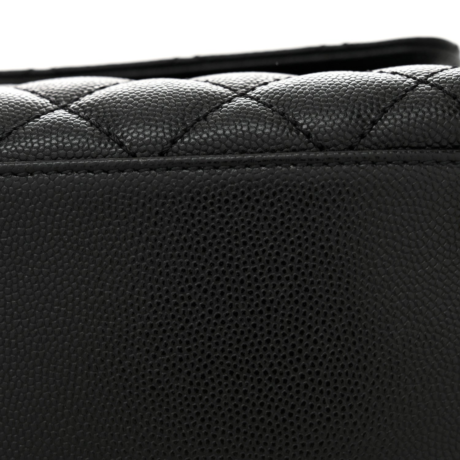 Chanel Caviar Quilted Small Coco Handle Flap Black 14 of 16