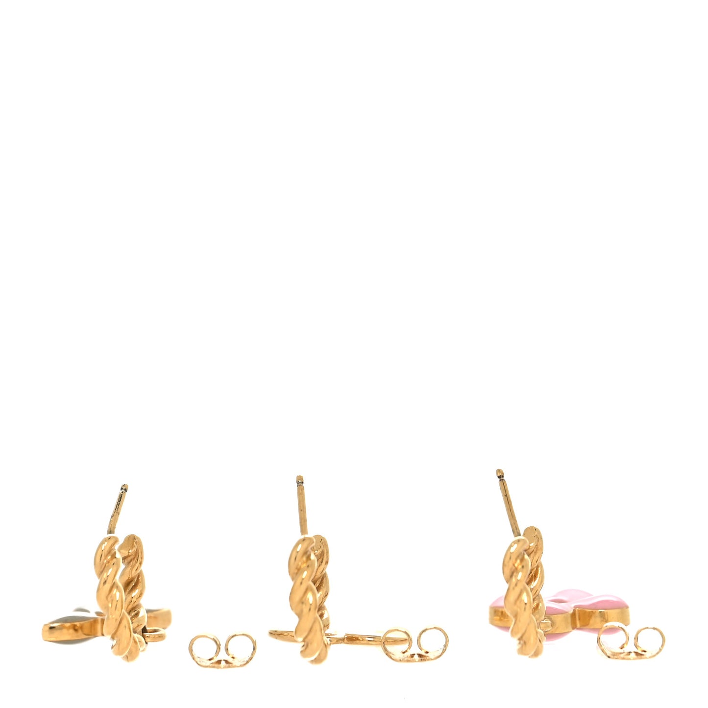 Sweet Monogram Earrings Set of 3 Rose