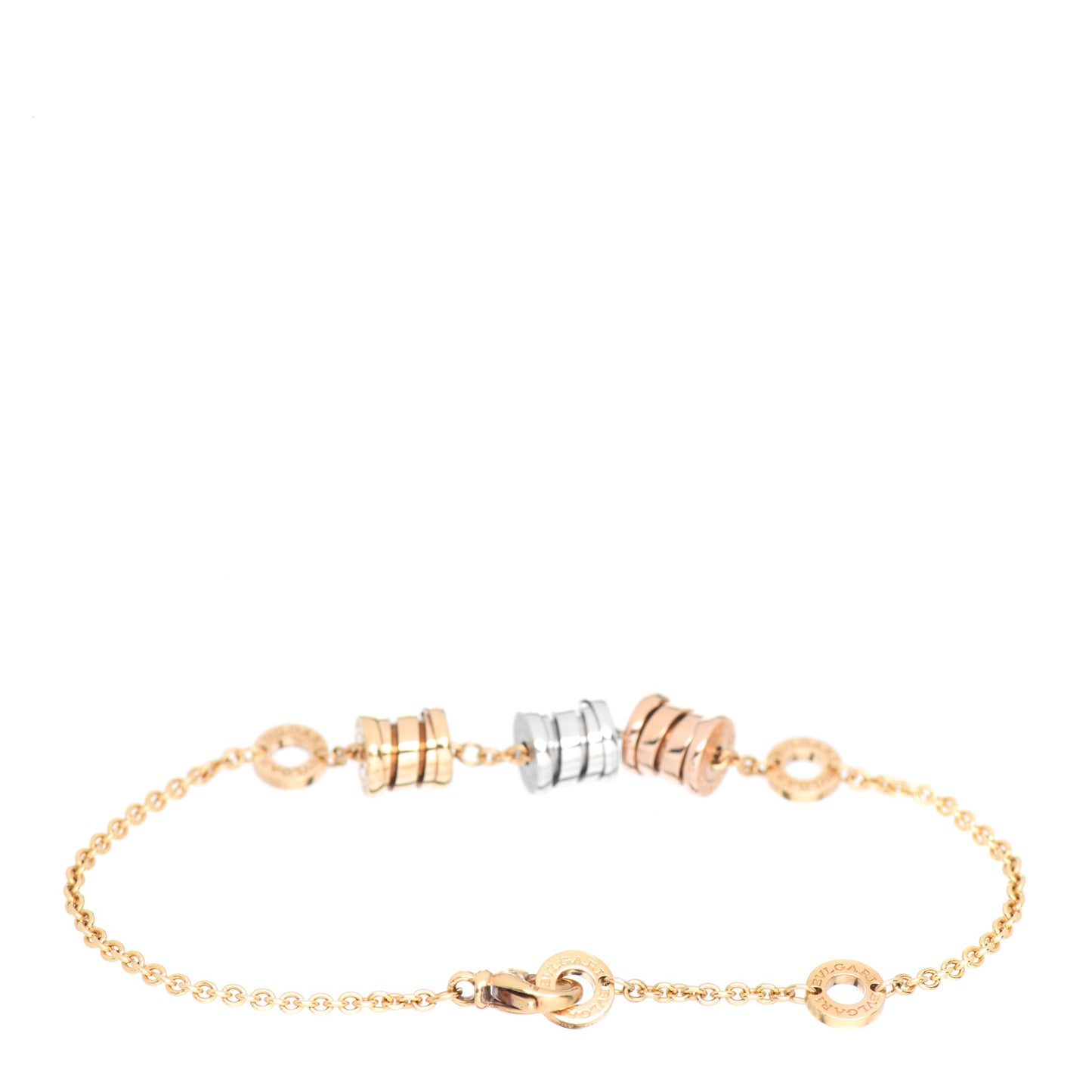 18K Yellow Rose White Gold B.Zero1 Bracelet
