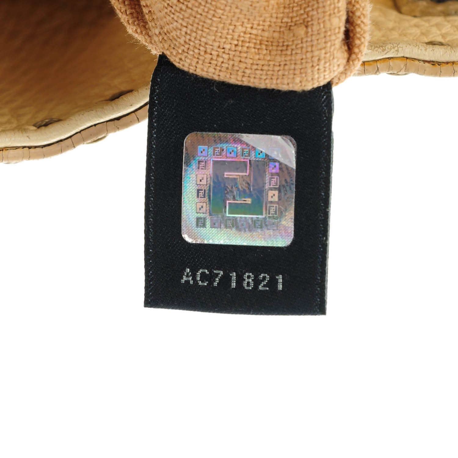 Fendi Calfskin Romano Selleria Small Bucket Butter 8 of 9